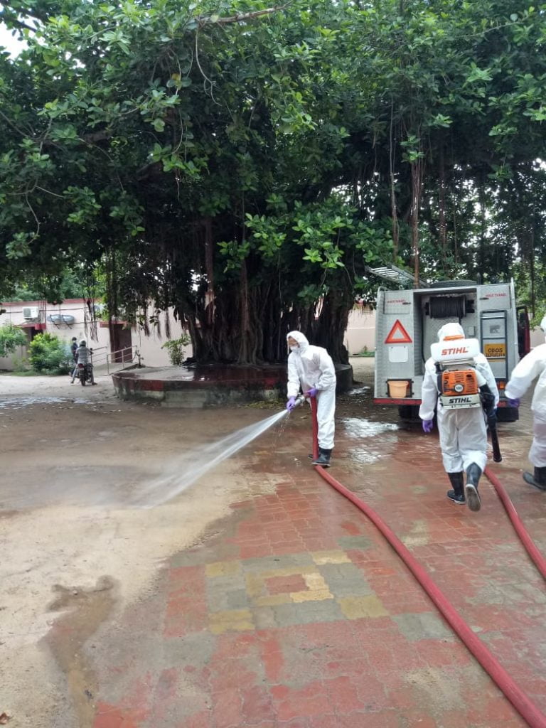 COVID-19 Cases: Disinfection Drive In Containment Zones Of Odisha’s Puri