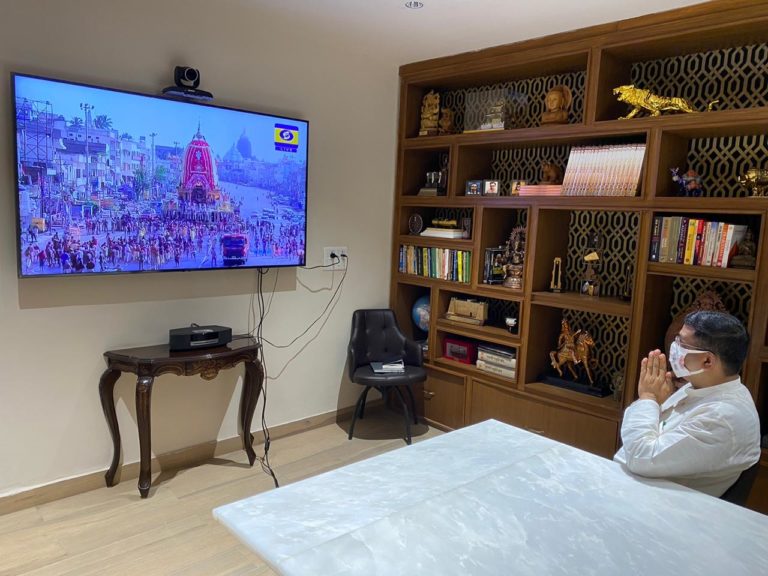 Union Min Dharmendra Pradhan Greets Odisha People On Rath Yatra