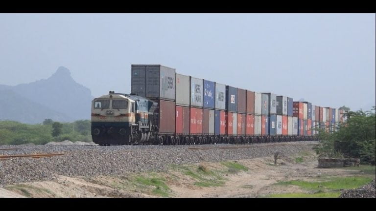 Indian Railways Operates World’s First Double-Stack Container Train