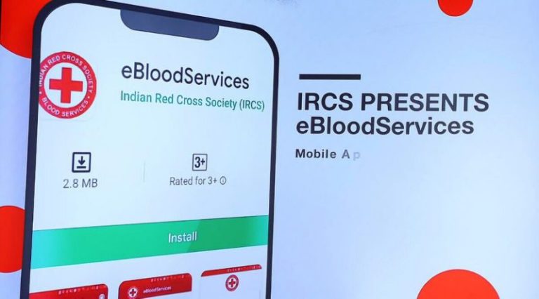 Now, A Mobile App For Easy Access To Safe Blood Through Indian Red Cross