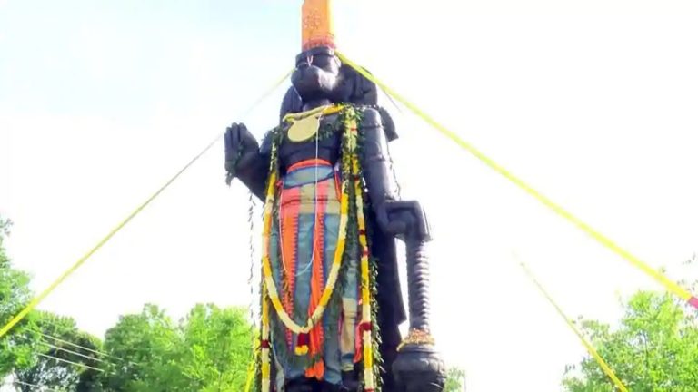 Made In Warangal, 25 Feet Tall Lord Hanuman Statue Installed In USA