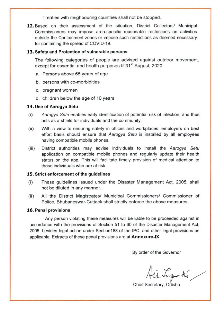 Unlock 3.0: What’s Allowed And What’s Not In August In Odisha