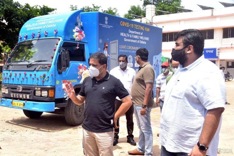 Exclusive Swab Collection Van Deployed For Odisha’s Berhampur