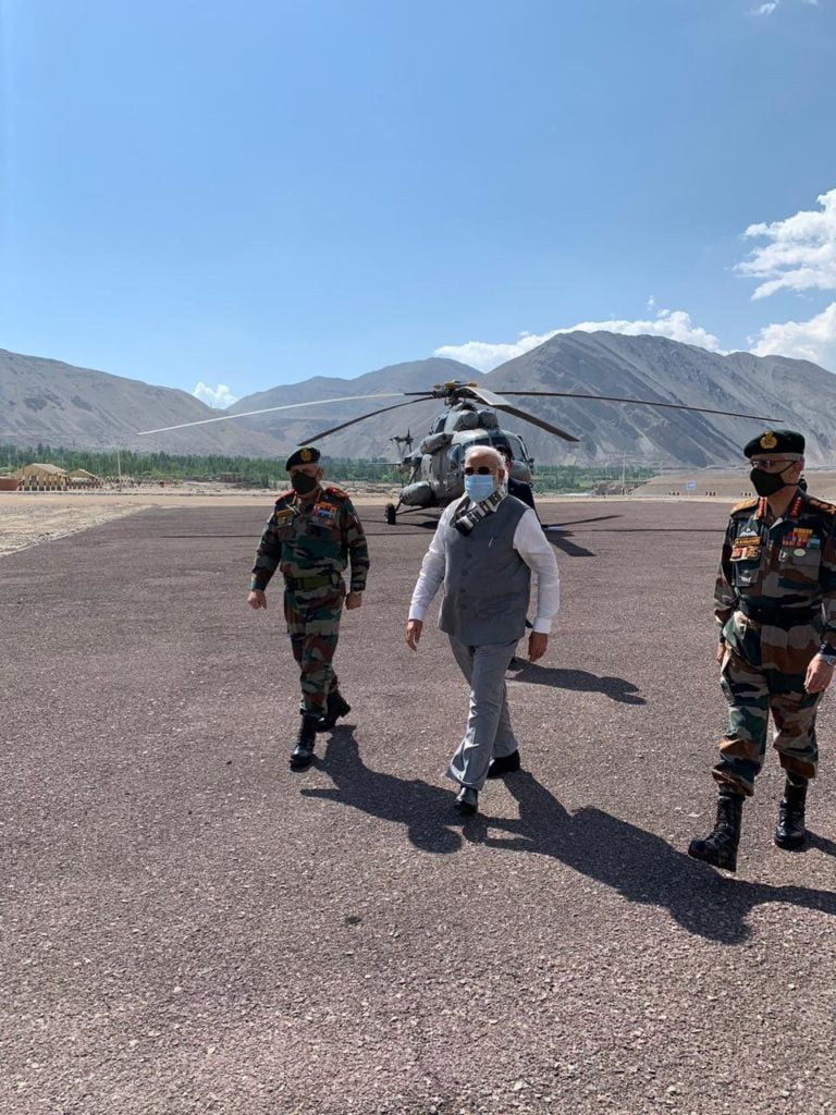 modi ladakh china border