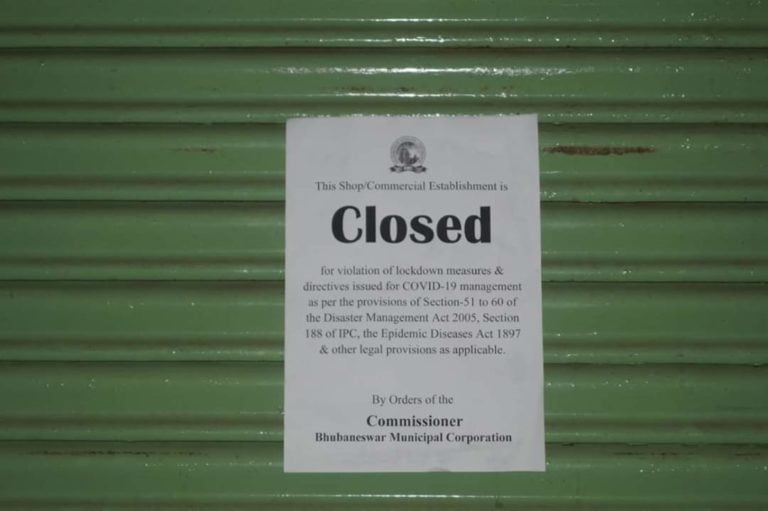 Bhubaneswar Civic Body Seals Medicine Shops For Violating COVID-19 Norm