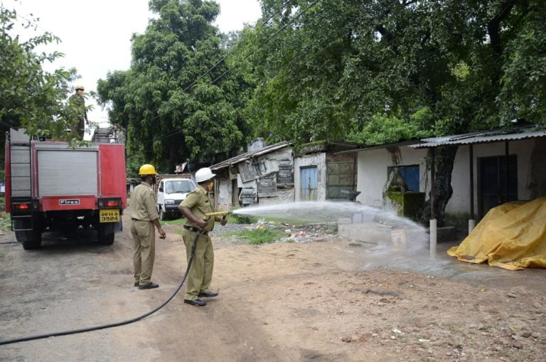 Sanitisation Drive By RSP In Odisha’s Rourkela City