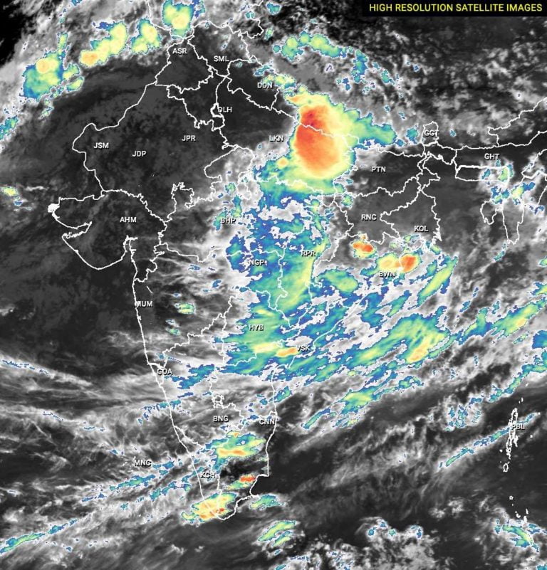 Heavy Rain To Lash These 13 Odisha District Till 8.30 AM Tomorrow