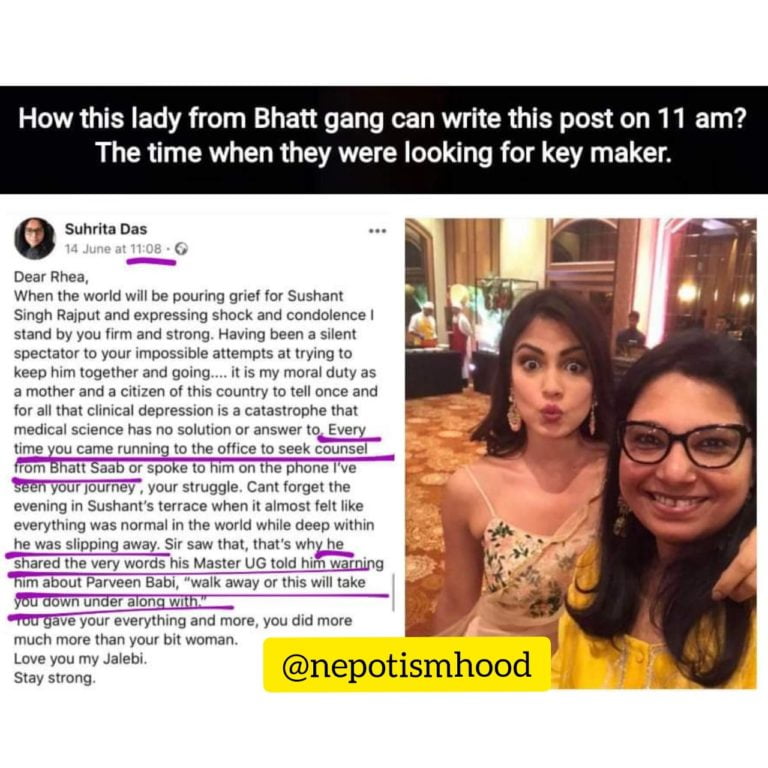 Screenshots Of Facebook Post On Sushant’s Death Resurface Raising Suspicion, Subramanian Swamy Retweets