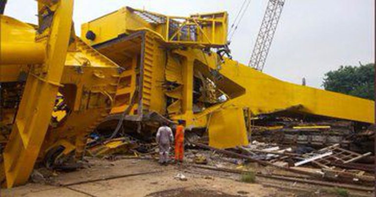 11 Killed, 1 Injured In Crane Crash At Hindustan Shipyard Ltd In Visakhapatnam