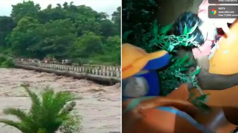 Two Siblings Rescued From Submerged House In Odisha’s Bhadrak As Flood Claims Seven Lives In 3 Days