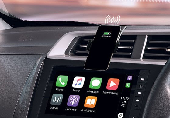 honda jazz wireless charger