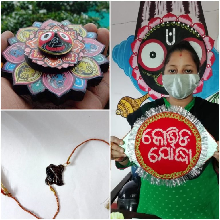 A Touch Of Creativity To Rakhis With A Message Amid COVID-19 In Odisha