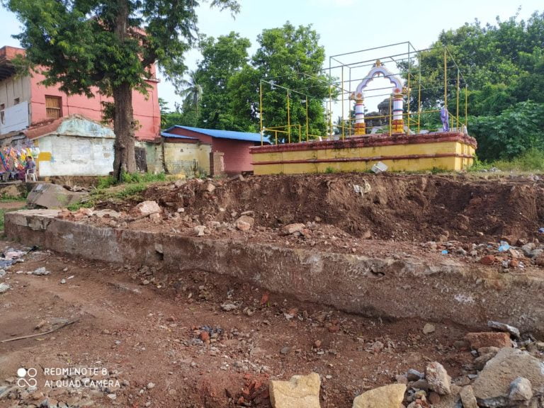 Huge Stone Blocks Of 11th Century Unearthed Near Lingaraj Temple In Bhubaneswar