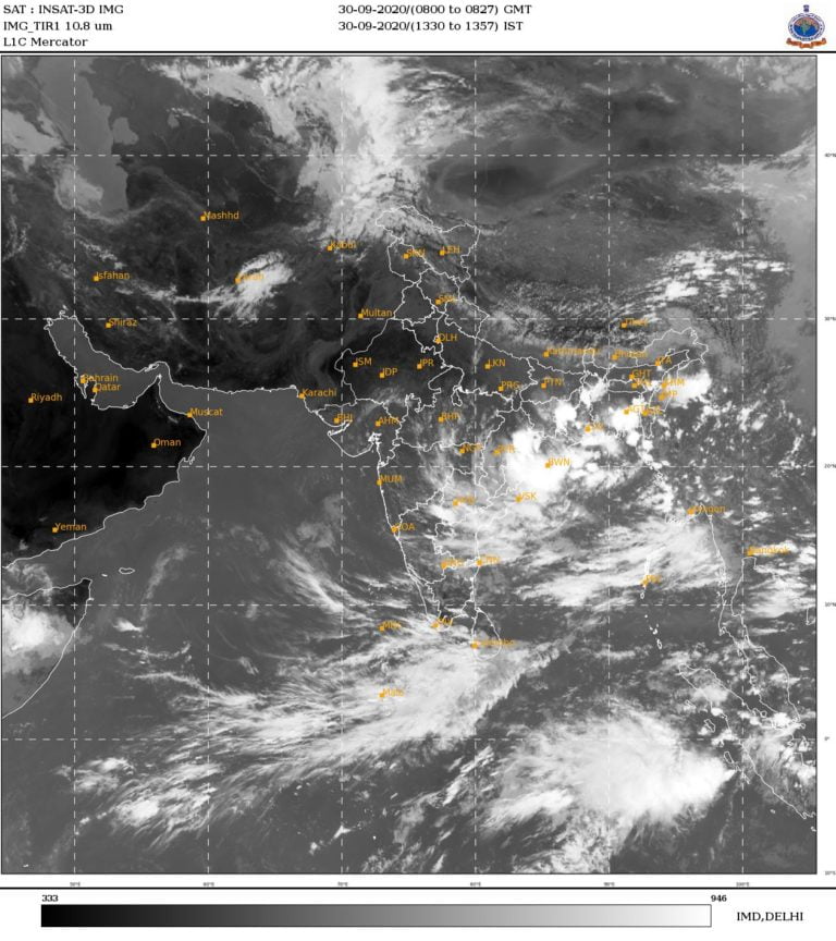 low pressure Bay Odisha coast