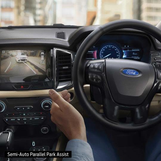 ford endeavour sport semi auto parallel park assist