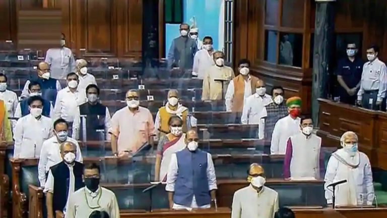 Masks, Plastic Shields, Green Tea; Here’s How MPs Began Monsoon Session Of Parliament