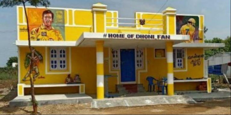 A ‘Yellow’ House Dedicated To MS Dhoni; Find Out More About This Crazy Fan
