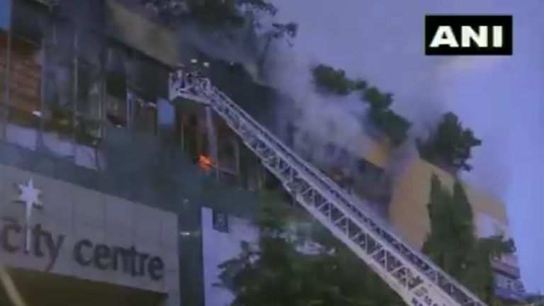 Level-5 Fire Breaks Out In Shopping Mall, Two Firemen Injured