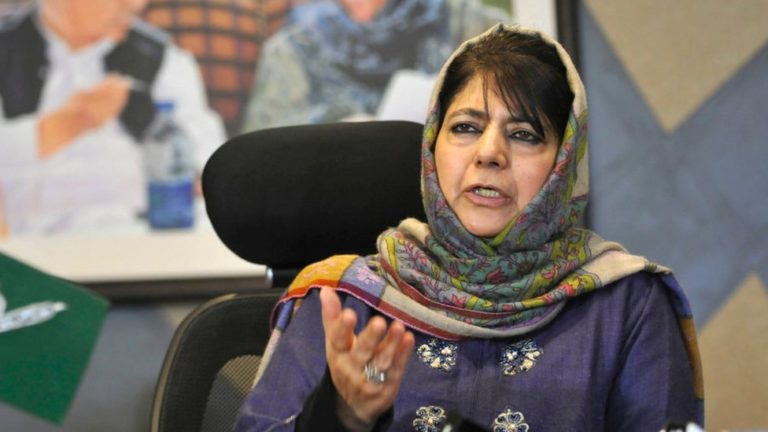 mehbooba mufti Kashmir under siege
