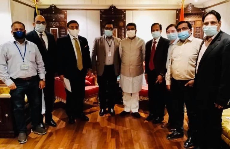 Odias In Kuwait Meet Dharmendra Pradhan, Seek Direct Flight To Bhubaneswar