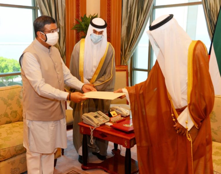 Dharmendra Pradhan kuwait emir