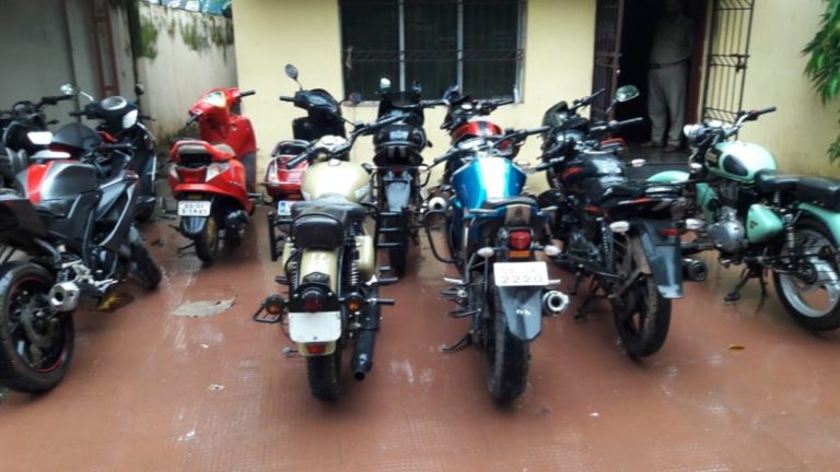 bike-lifters gang nabbed Odisha Khurda