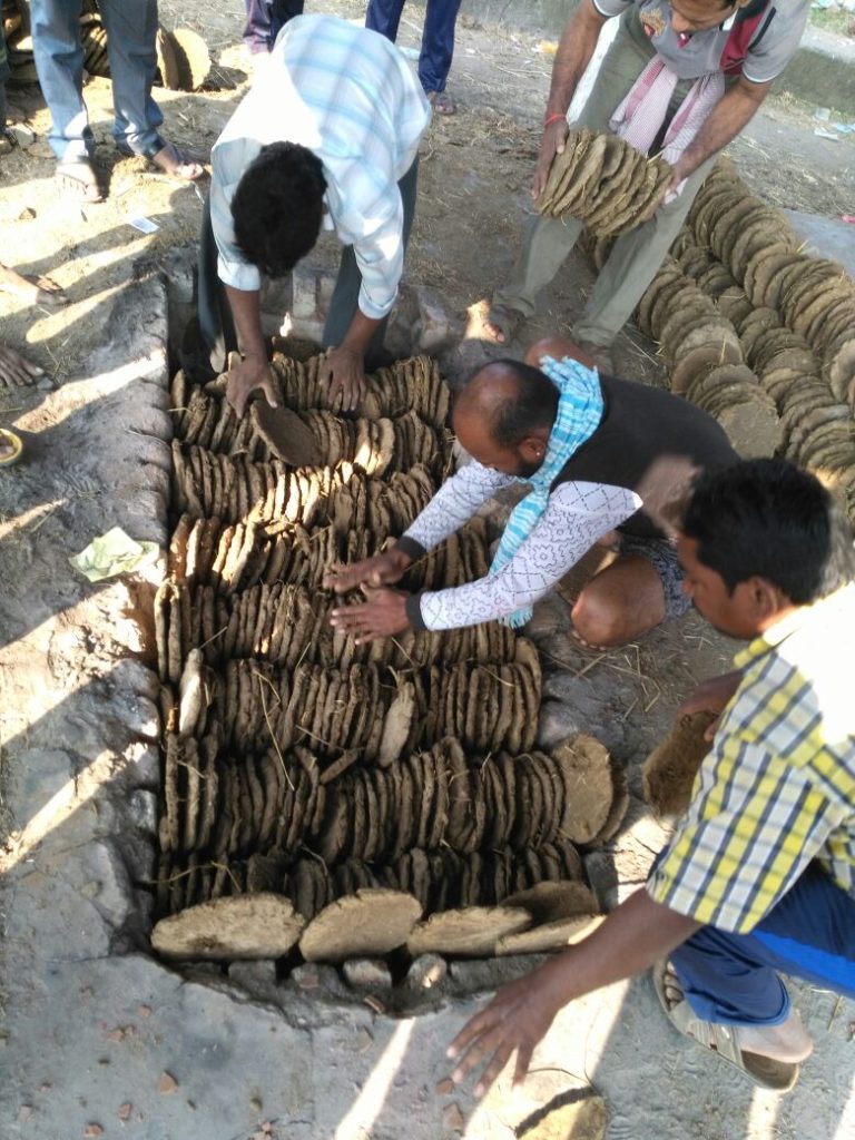 cremation cow dung cakes Paralakhemundi