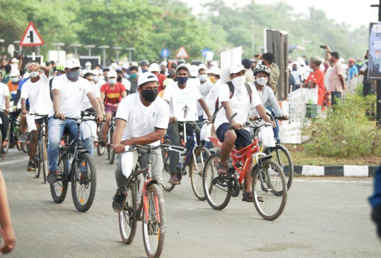 Bhubaneswar Denizens Pedal To Take On ‘Cycles4Change’ Challenge
