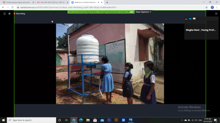 handwash campaign minister Odisha