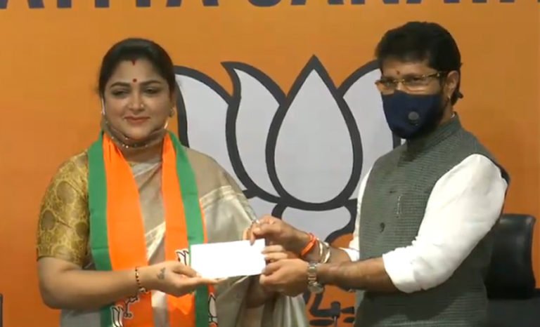 Actor-Turned-Politician Khushbu Joins BJP