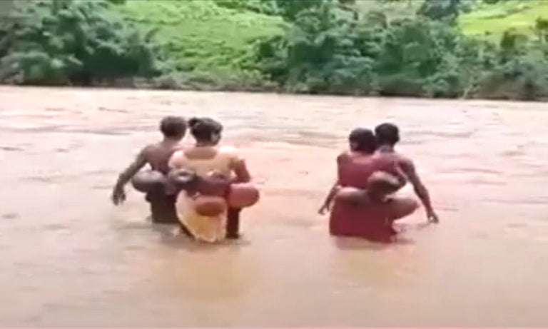 Malkangiri river cross boat