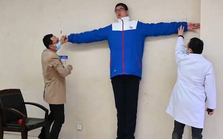 14 Years Old, 7 Feet & 3 Inches Tall: Meet The World’s Tallest Teenager