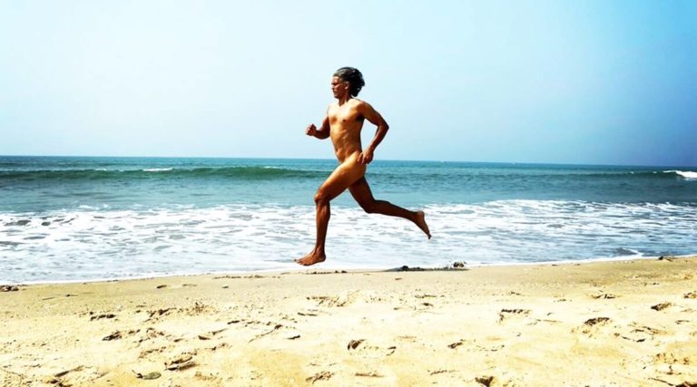 milind soman celebrated his 55th birthday