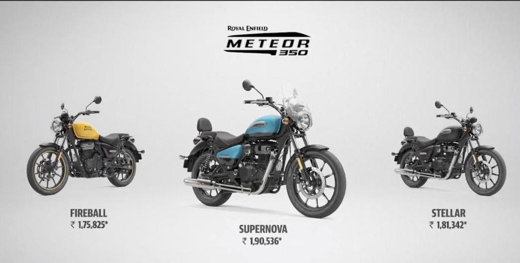 royal enfield meteor 350 colors