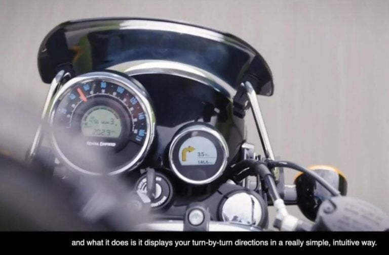 royal enfield meteor 350 display navigation