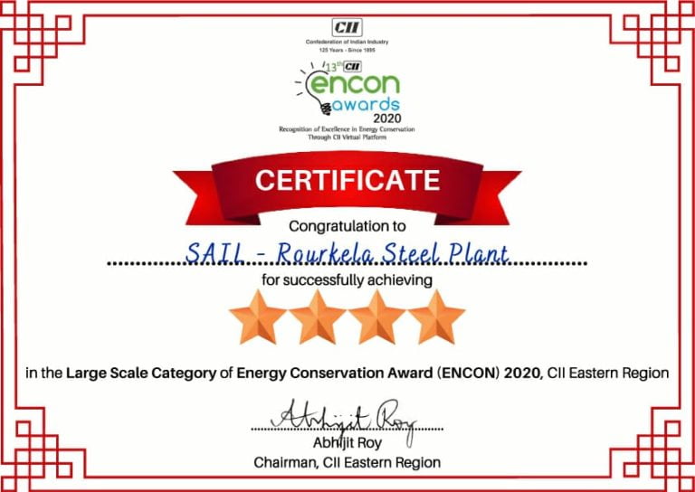 RSP Encon award 2020