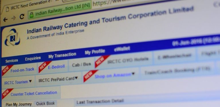 revamped Indian railways Website