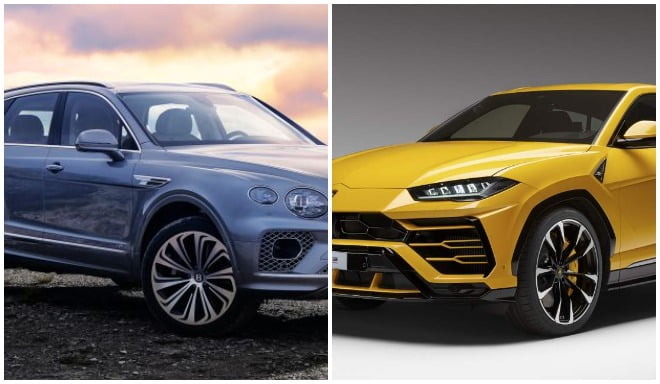 lamborghini urus and bentley bentagya