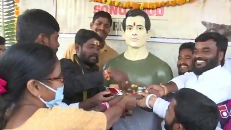 Villagers Construct Temple In Honour Of Sonu Sood!