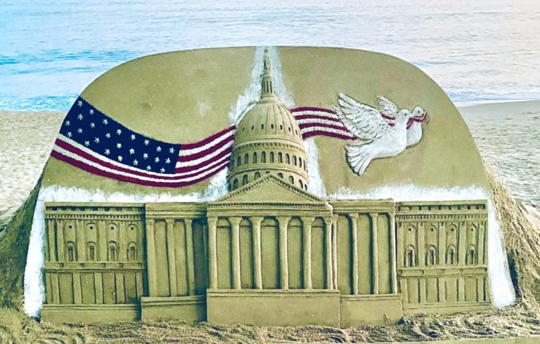 [Watch] Odisha Sand Artist Sudarshan Pattnaik Appeals For Peace In US