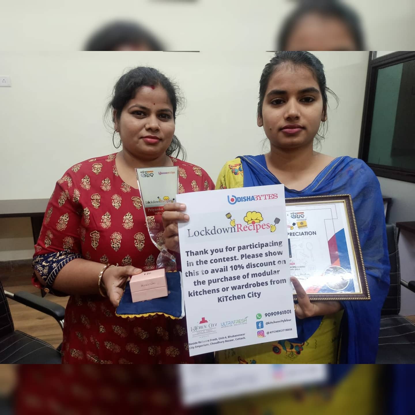 Lockdown Recipes Corona Creativity contest winners