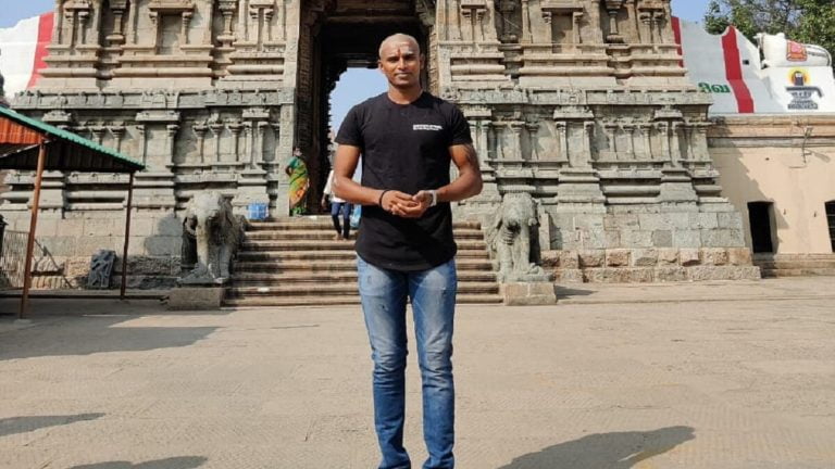 T Natarajan tonsures head after australia series win