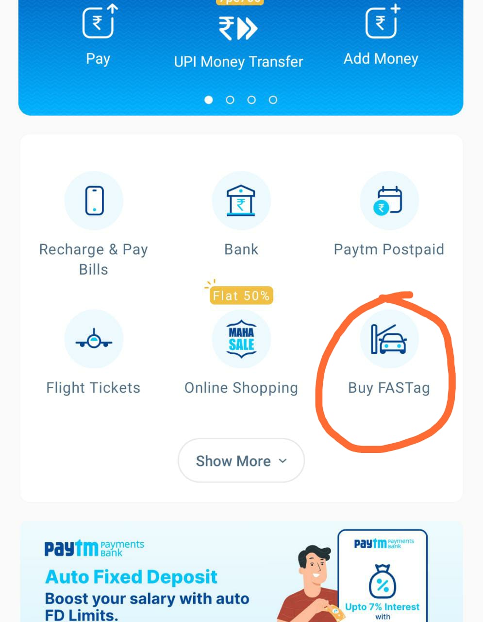 paytm fastag buy