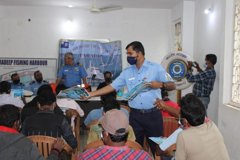 India coast guard interaction paradip fisher folks