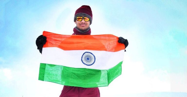 Adventurous Mountaineer Sachin Behera Of Odisha Unfurls National Flag On Himalayas’ Dayara Bugyal