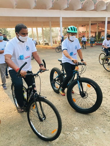 Sports and Youth Services Minister Tusharkanti Behera