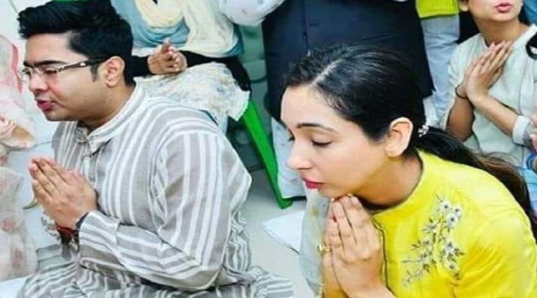 Abhishek Banerjee and wife rujira