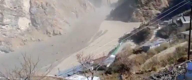 [Watch] Glacier Breaks In Uttarakhand, Triggers Avalanche & Massive Floods