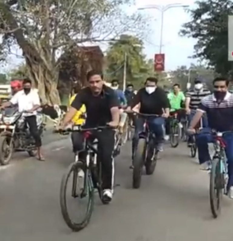 Oops! Odisha Collector Forgets Mask While Out To Inspect COVID-Appropriate Behaviour