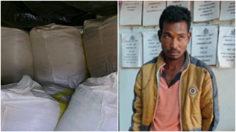 Andhra Man Held With 6 Quintal Ganja In Odisha